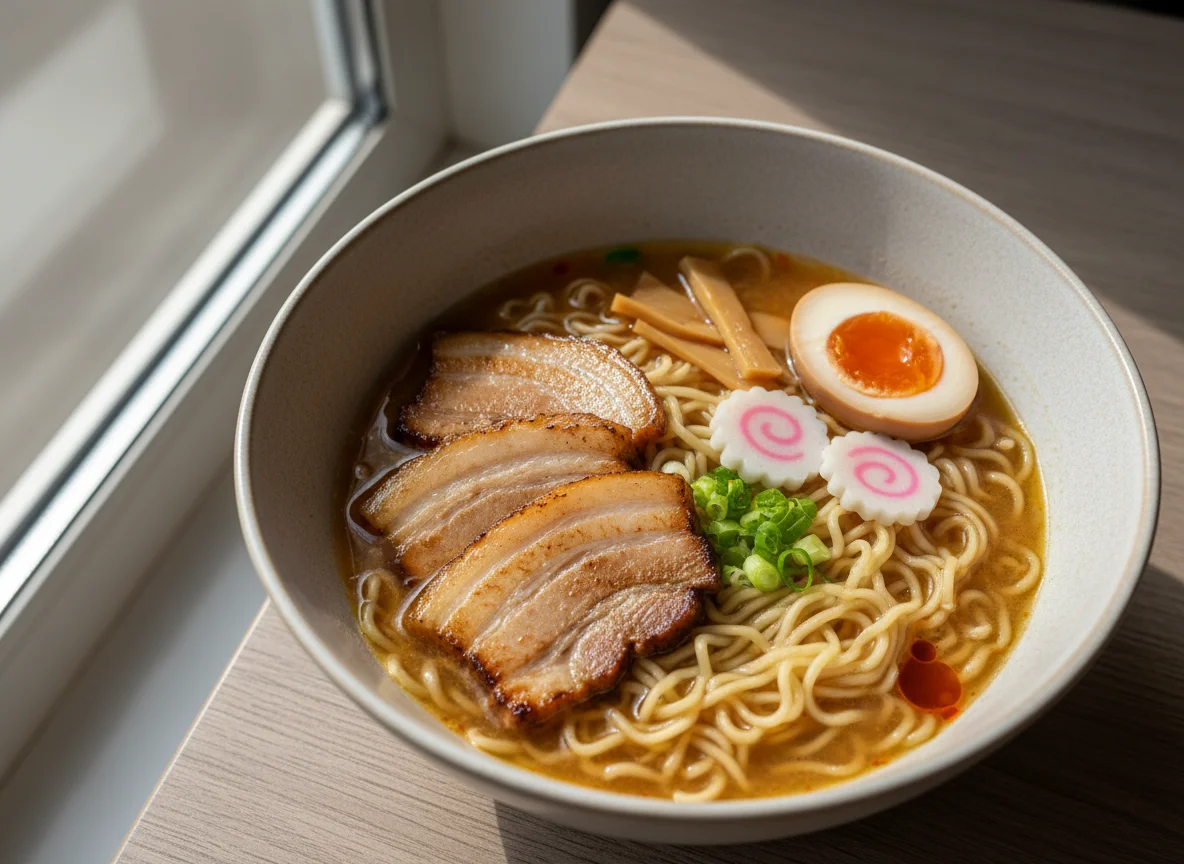 Ramen Naruto Schweinefleisch photo