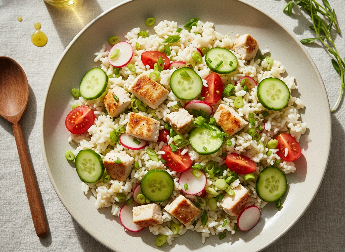 Reis-Hähnchen-Salat photo