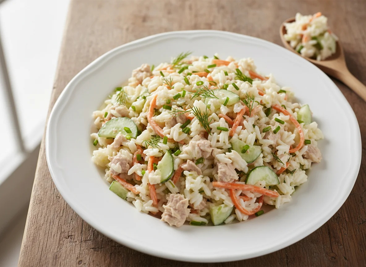 Reis-Thunfisch-Salat photo