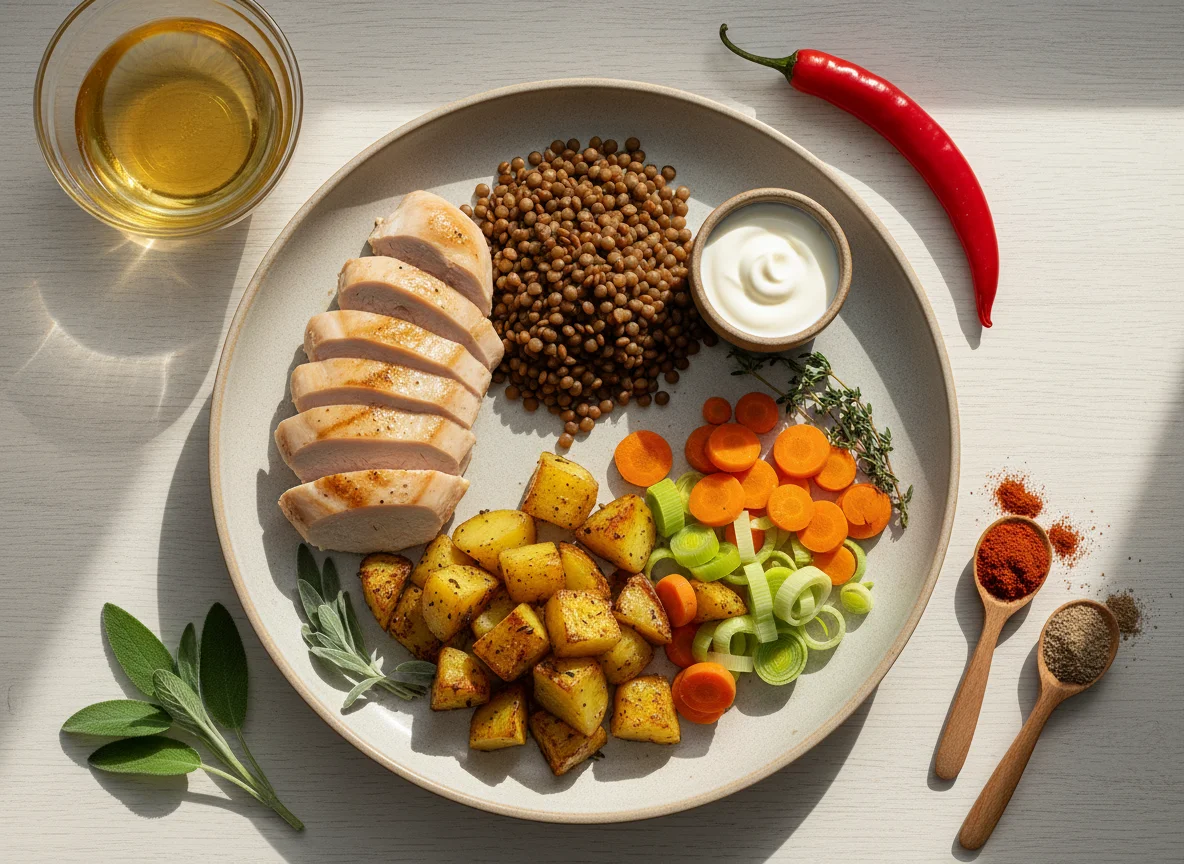 Rezeptzutaten und Nährwerte photo