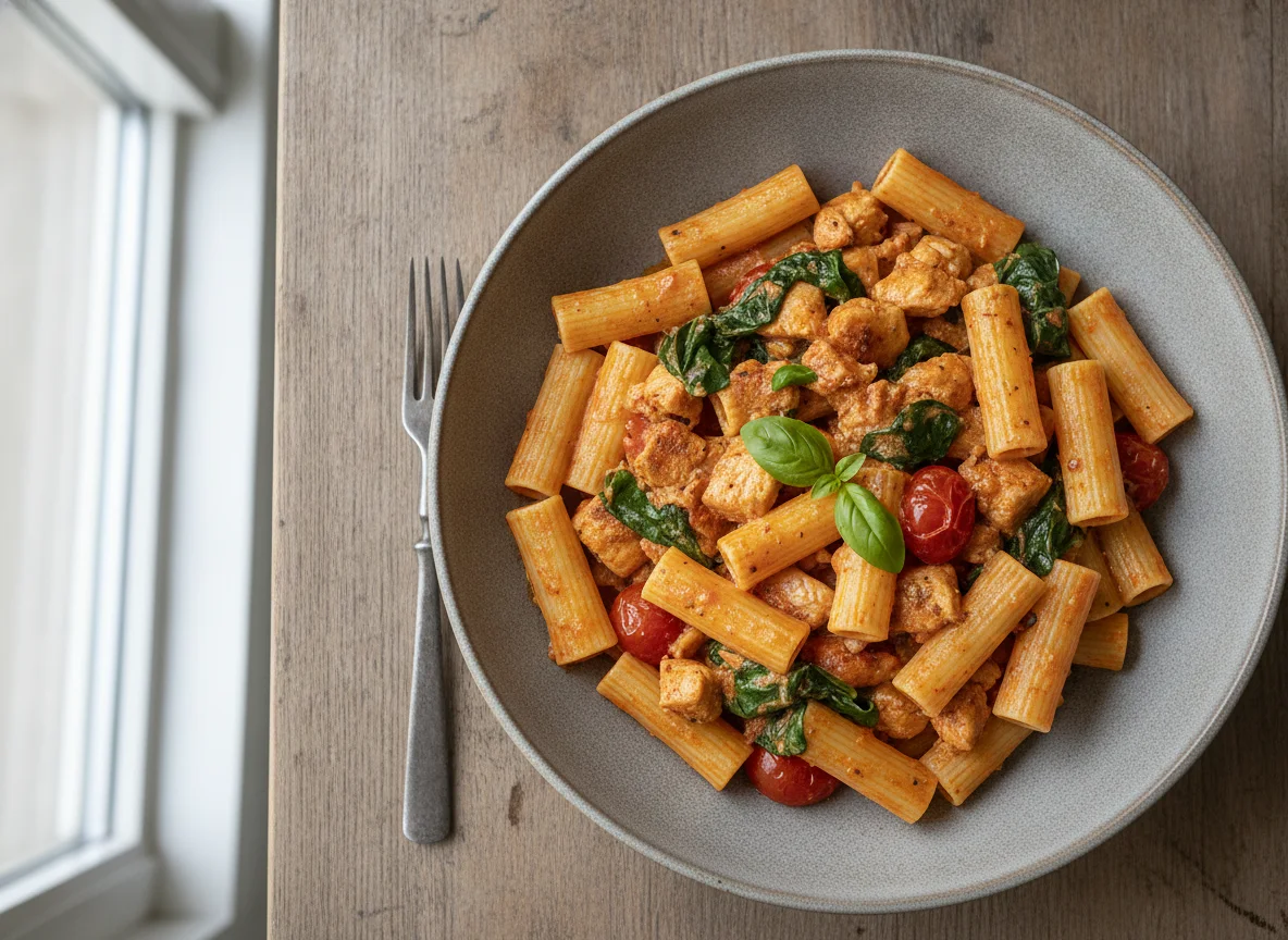 Rigatoni Chicken Tomato Bowl photo