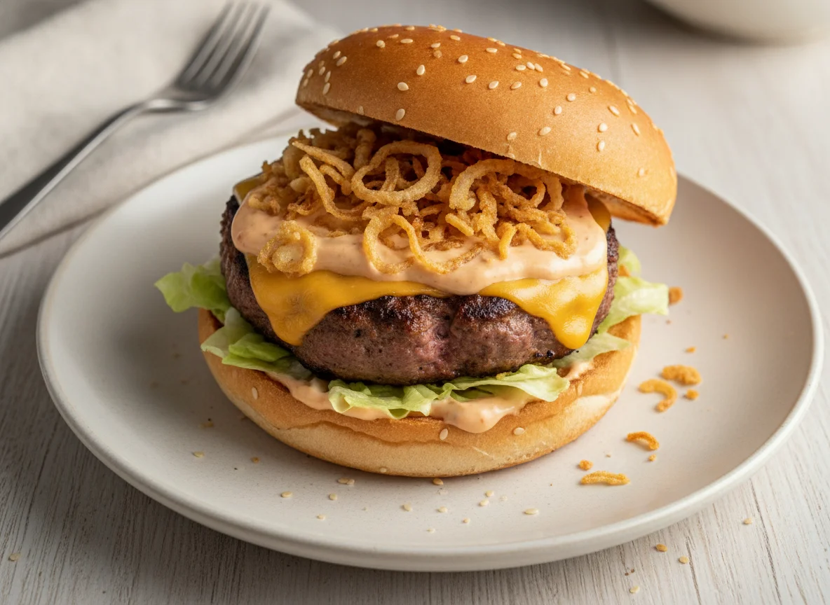 Rindfleisch Burger photo