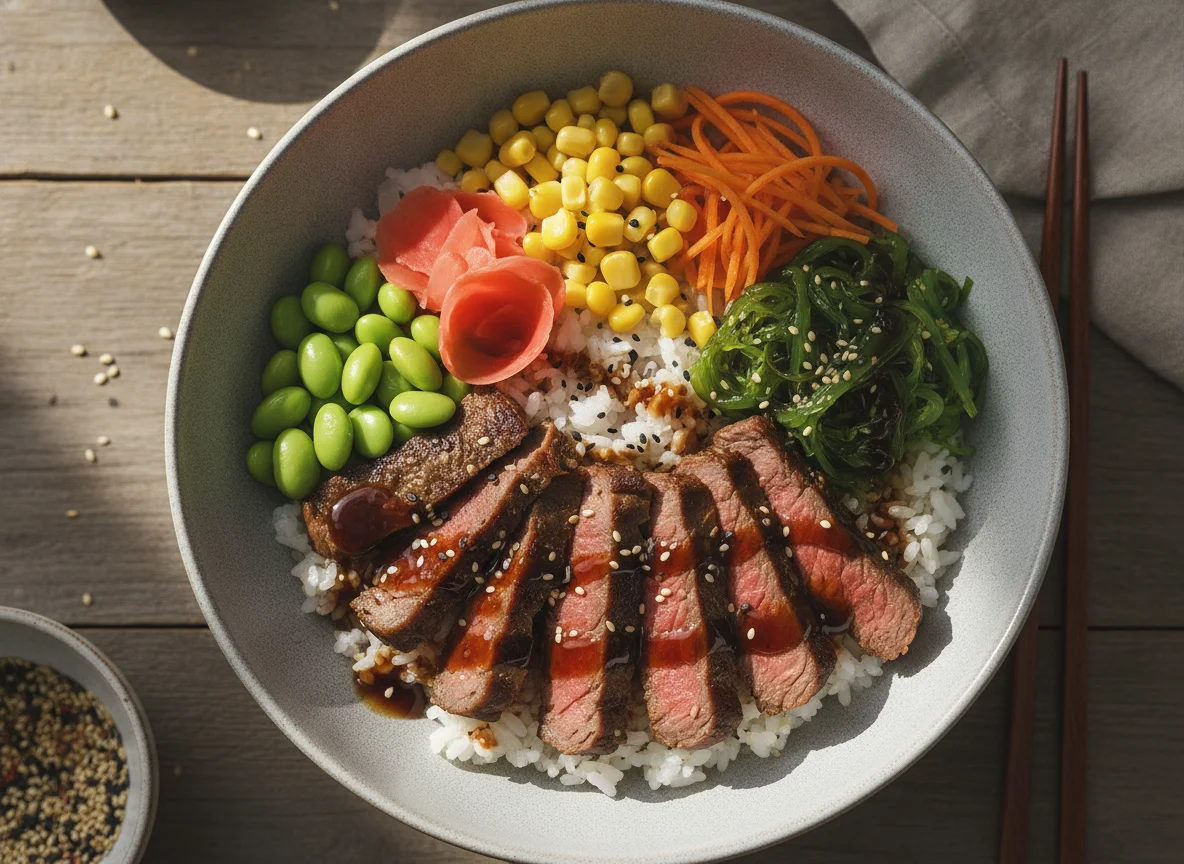 Rindfleisch Poke Bowl photo