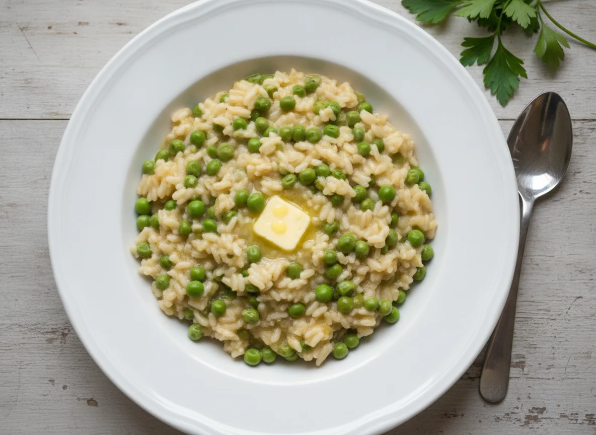 Risi e Bisi (Reis mit Erbsen) photo