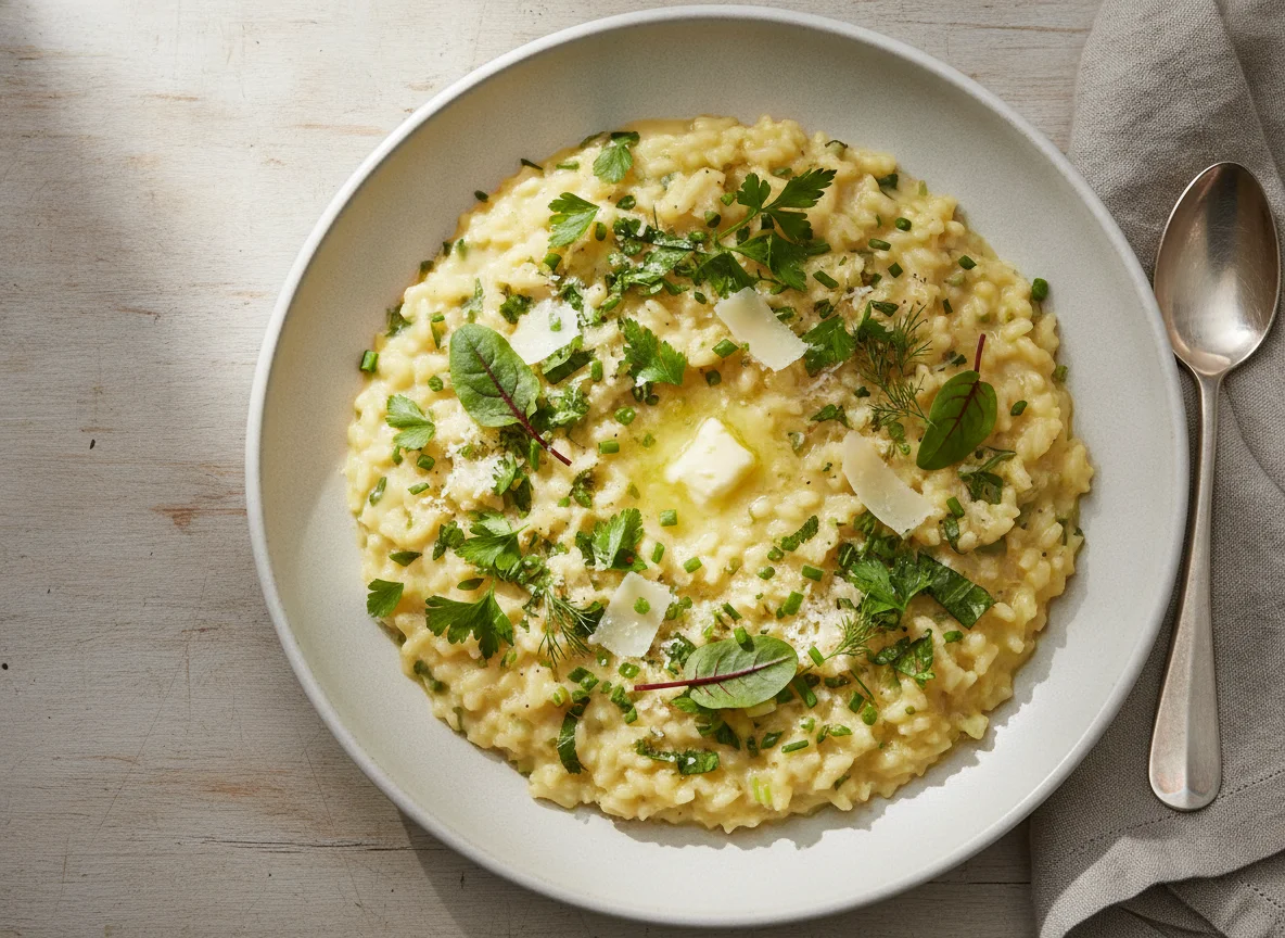 Risotto mit Kräutern photo