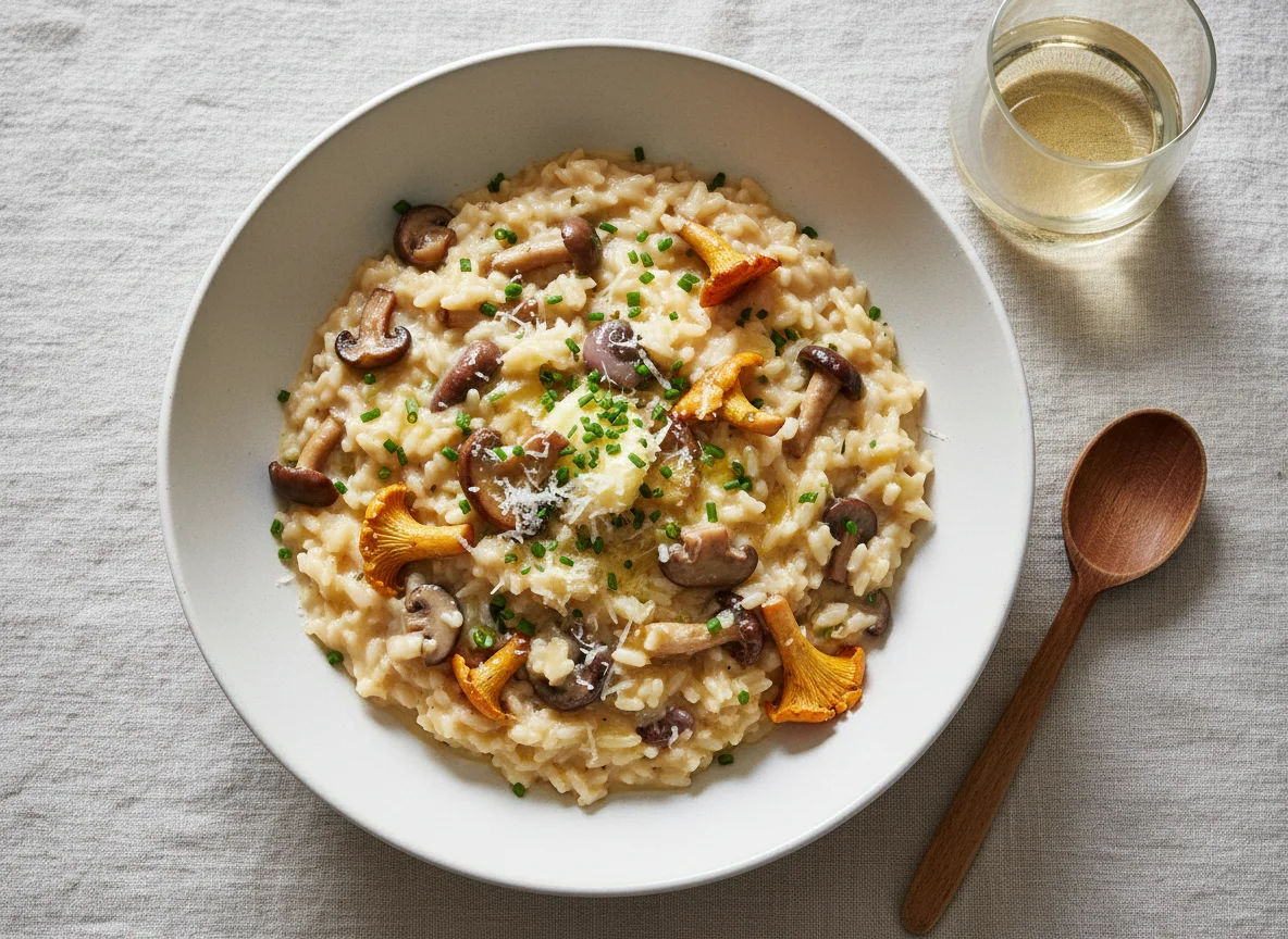 Risotto mit Pilzen photo