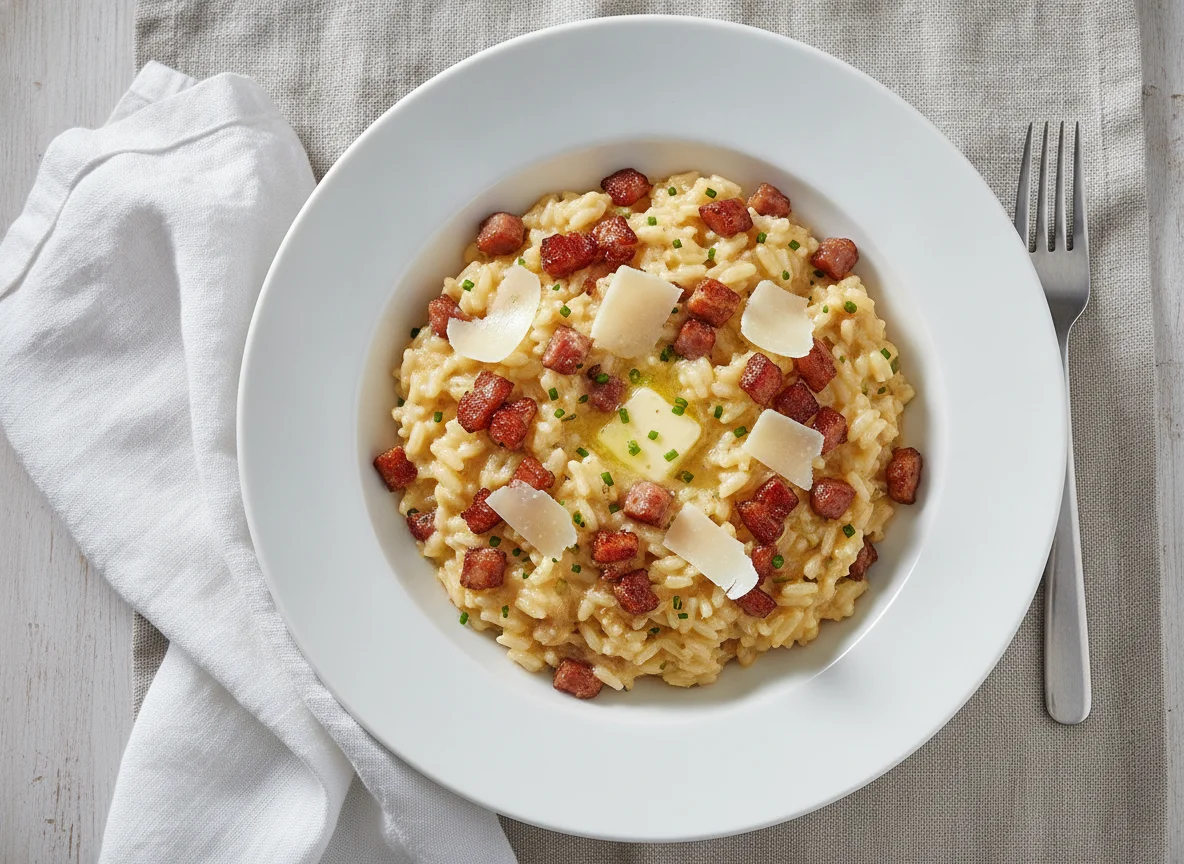 Risotto mit Speck photo