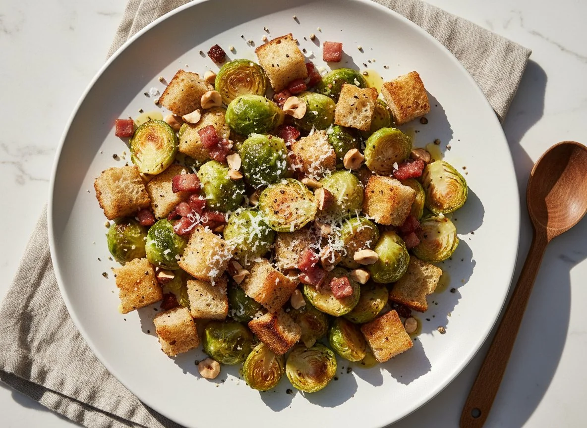 Rosenkohl-Brotsalat photo