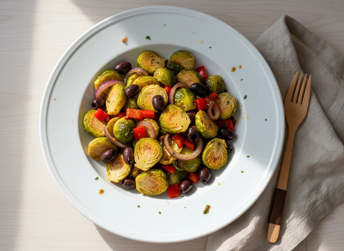 Rosenkohl-Gemüsepfanne photo