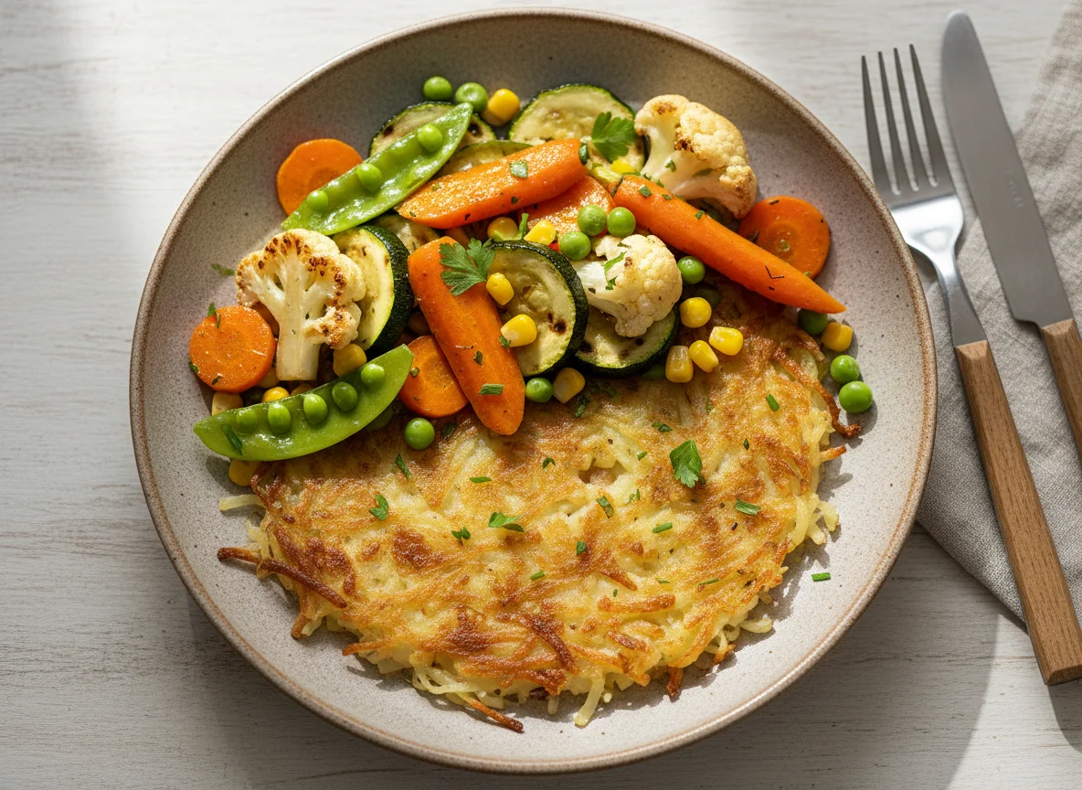 Rösti mit Gemüse photo