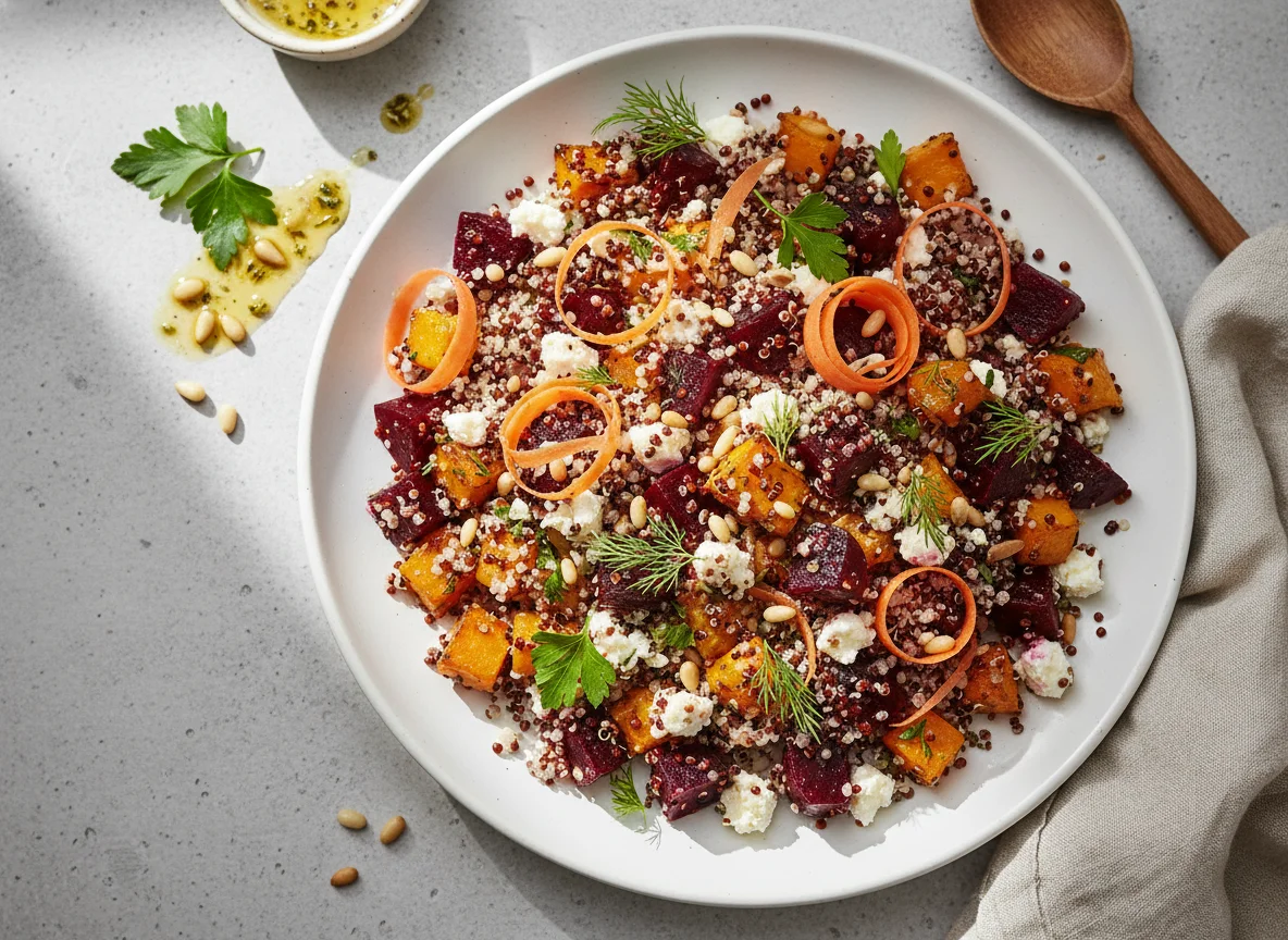 Rote Bete Quinoa Salat photo