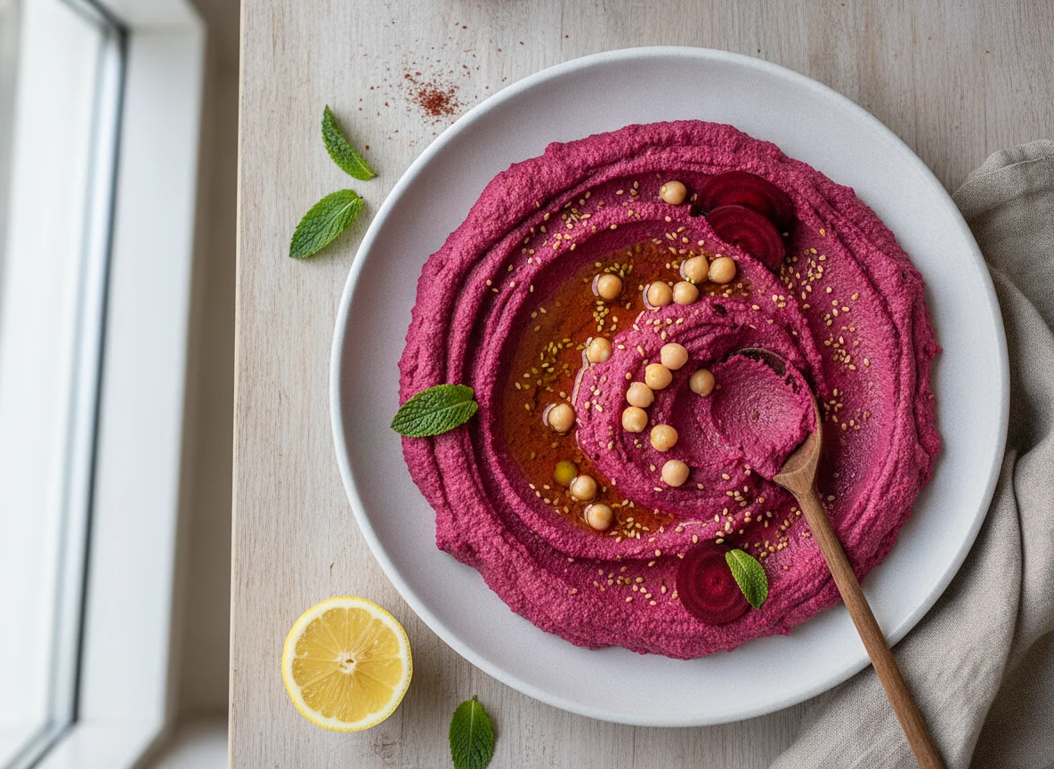 Rote-Bete-Hummus photo