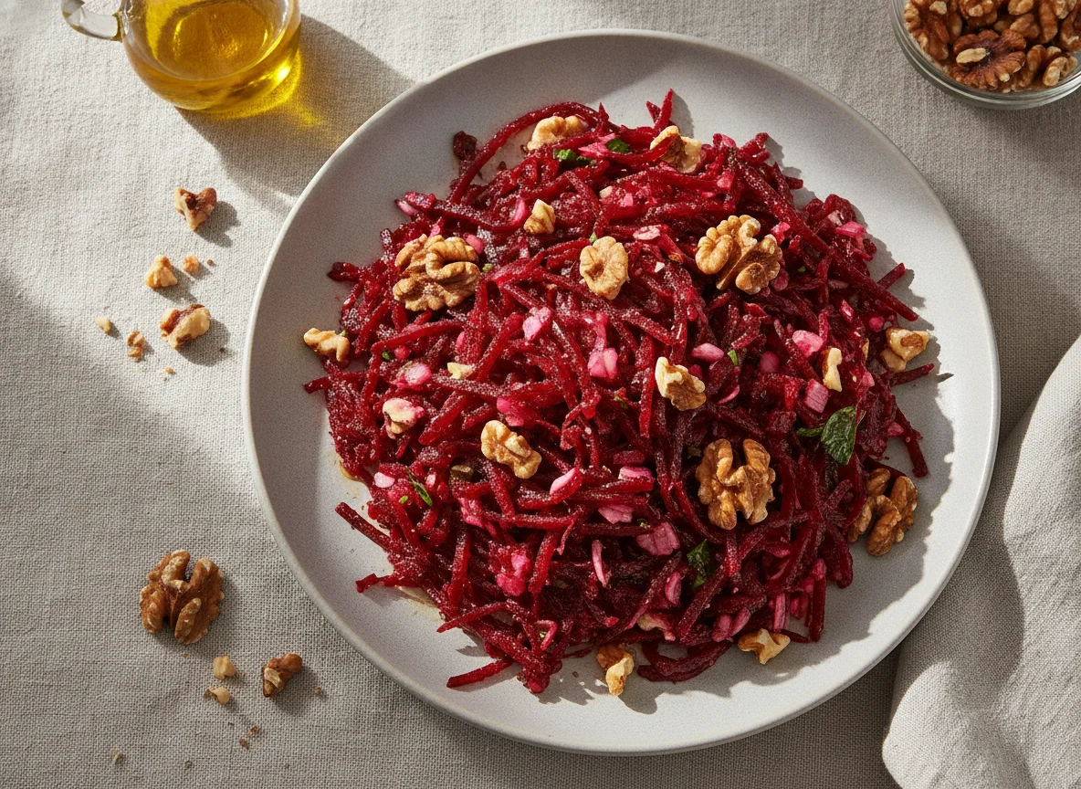 Rote-Bete-Salat mit Walnüssen photo