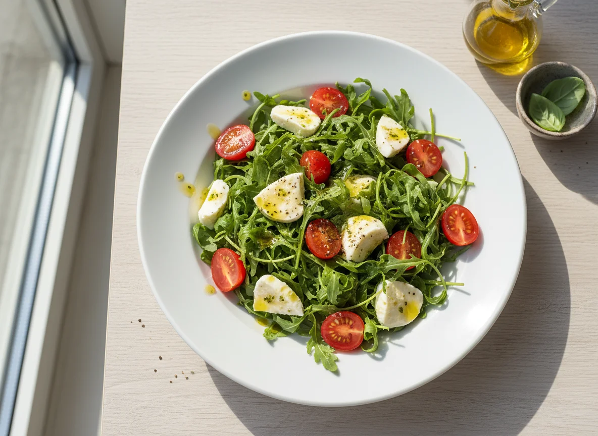 Rucola-Tomaten-Mozzarella-Salat photo
