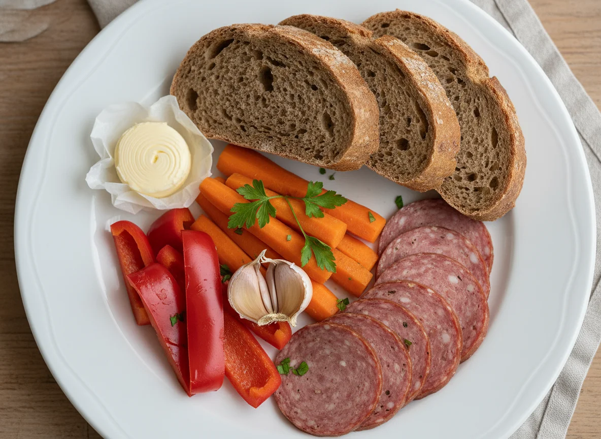 Rustikales Abendessen photo