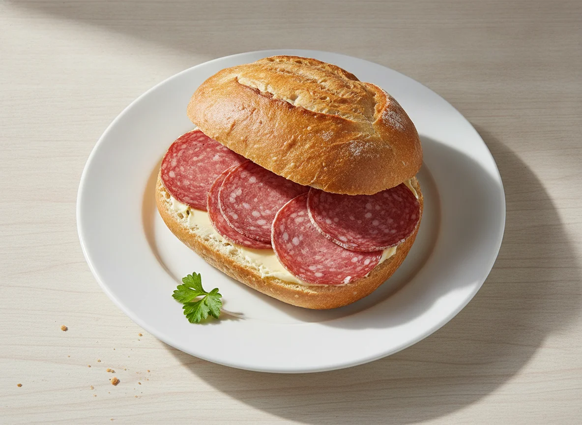 Salamibrötchen photo
