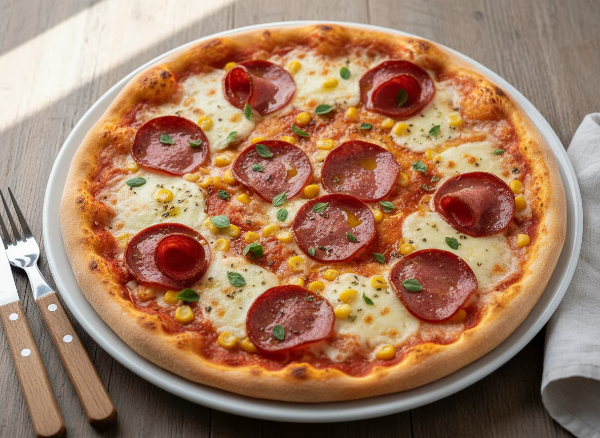 Salami-Mais-Pizza photo