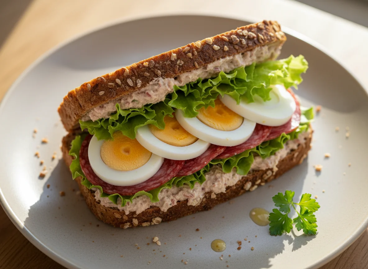 Salami-Sandwich photo