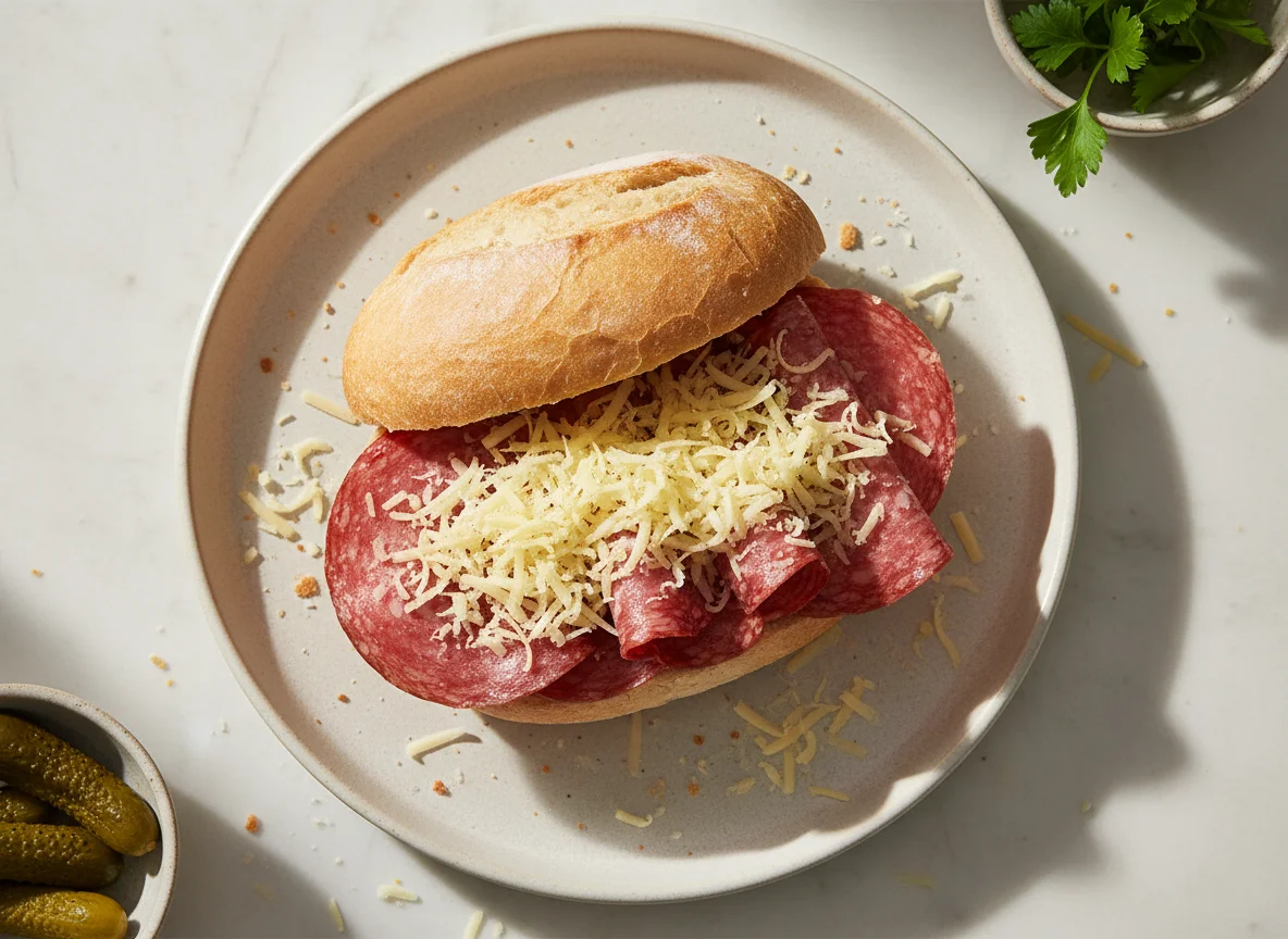 Salami-Semmel photo