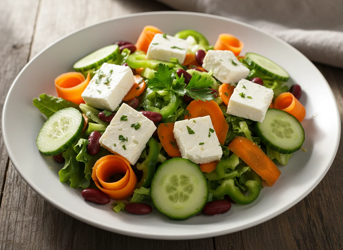 Salat mit Feta photo