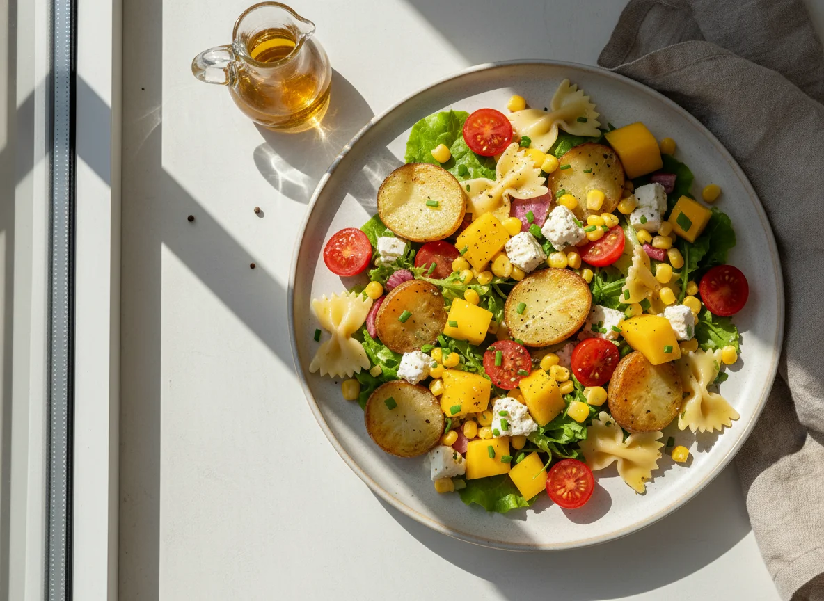 Salat mit Mango photo