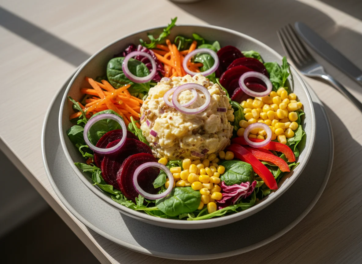 Salatbowl mit Kartoffelsalat photo