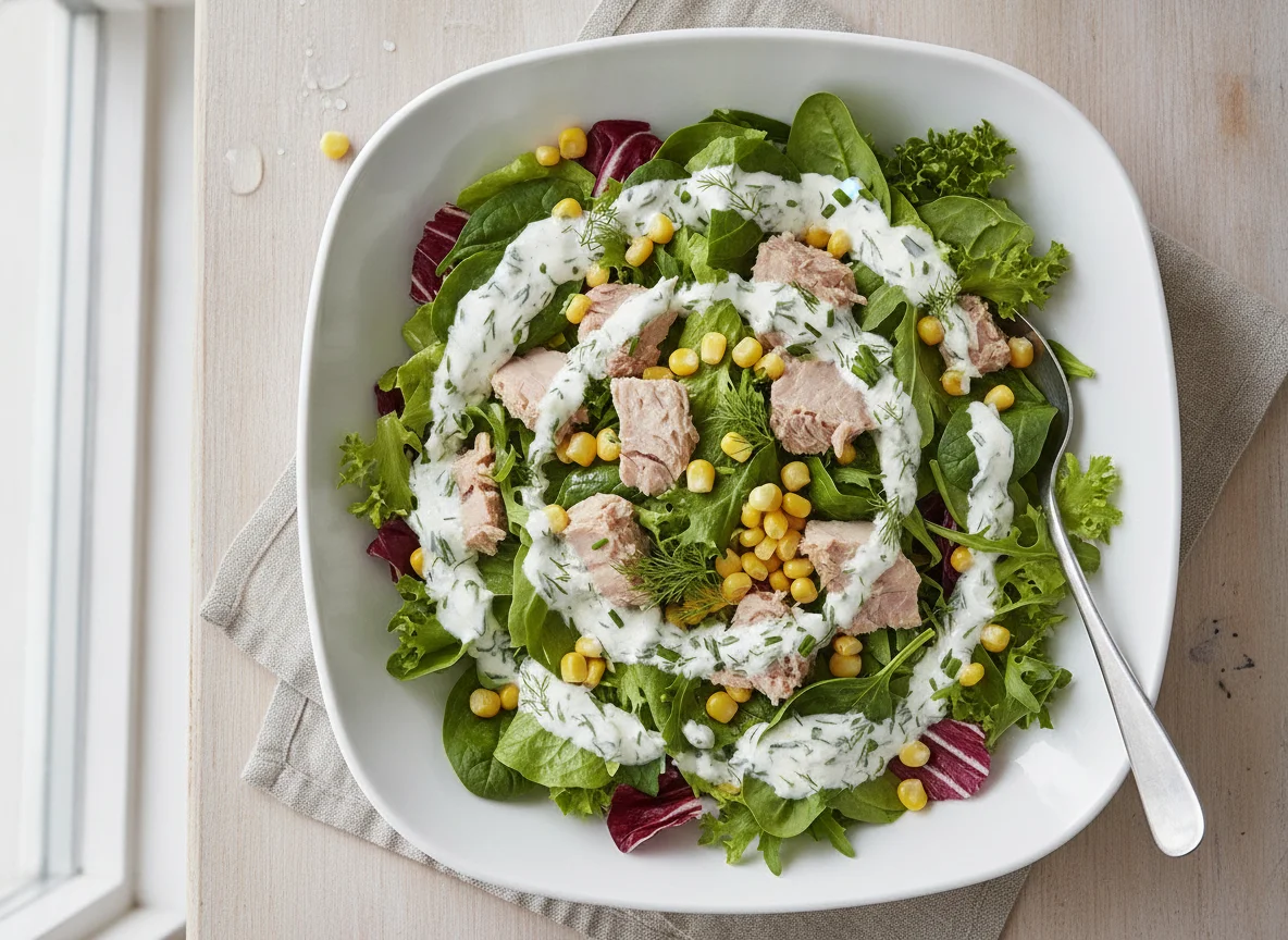 Salatbox Thunfisch Mais photo