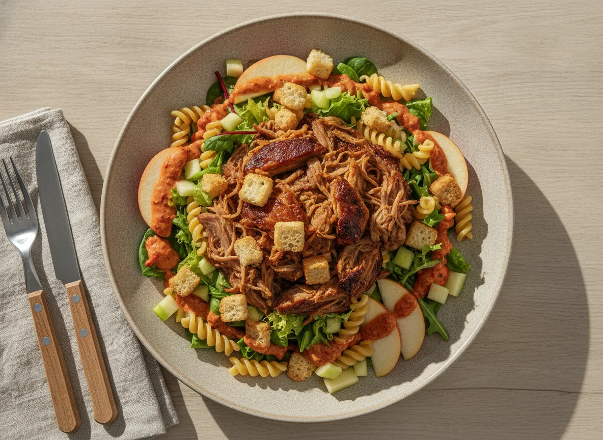 Salat-Menü Pulled Pork photo