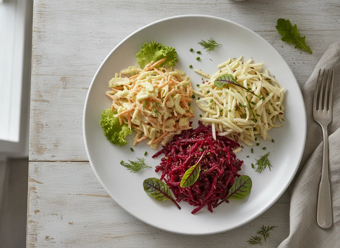 Salat-Trio Wurzelsalat photo