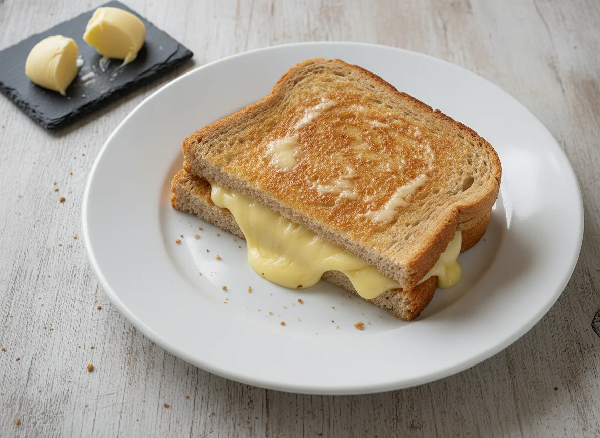 Sandwich-Toast mit Käse photo