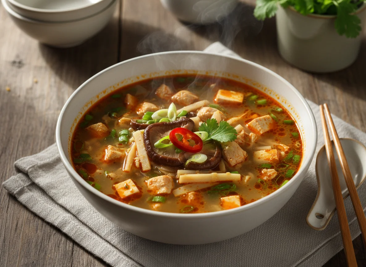 Sauer-scharfe Suppe photo