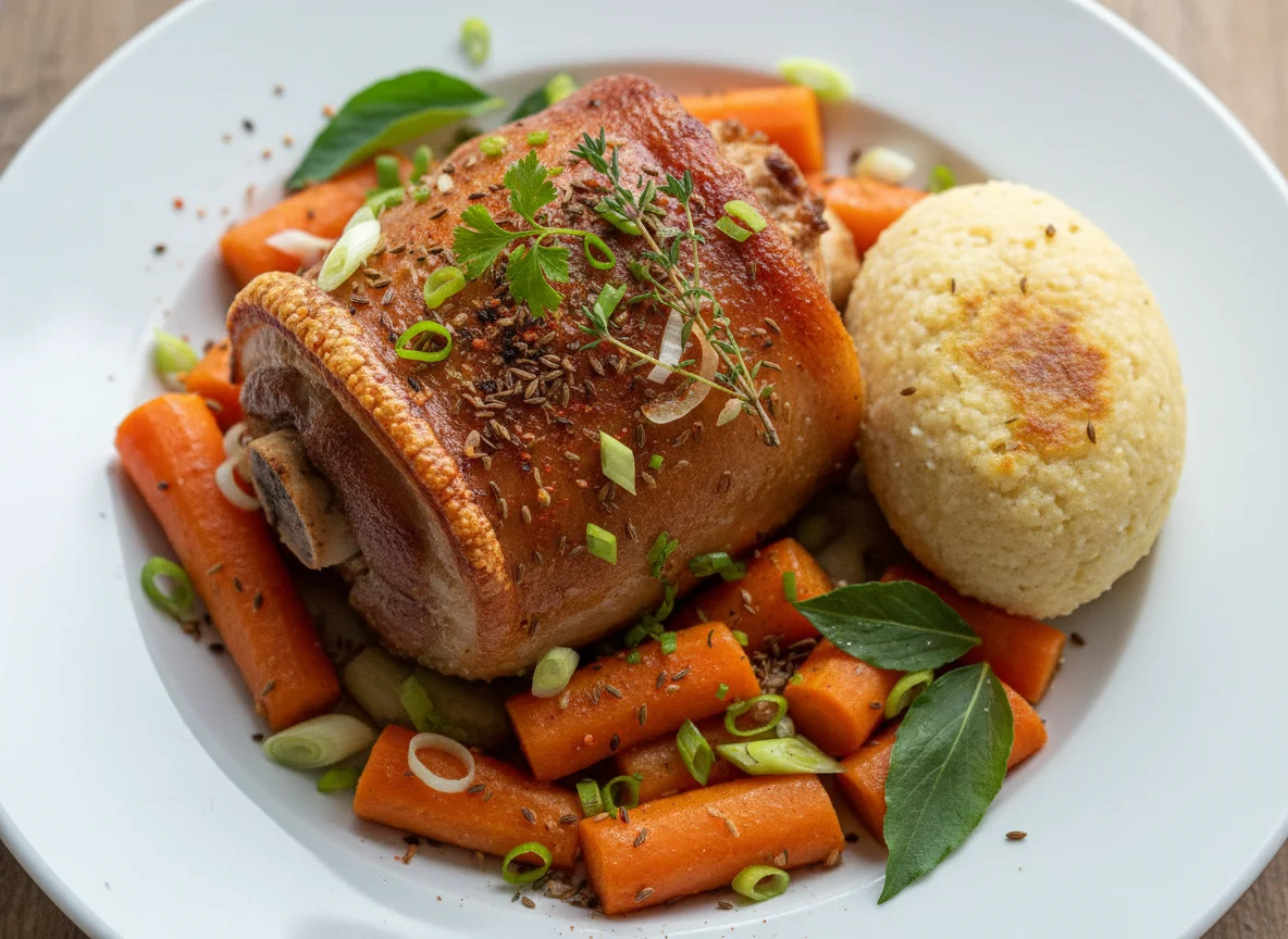 Schäufele Schweinebraten photo