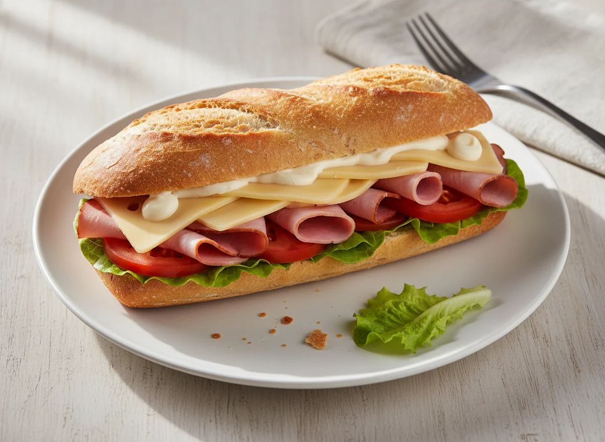 Schinken-Käse-Baguette photo