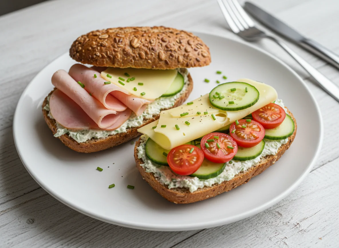 Schinken-Käse-Brötchen photo