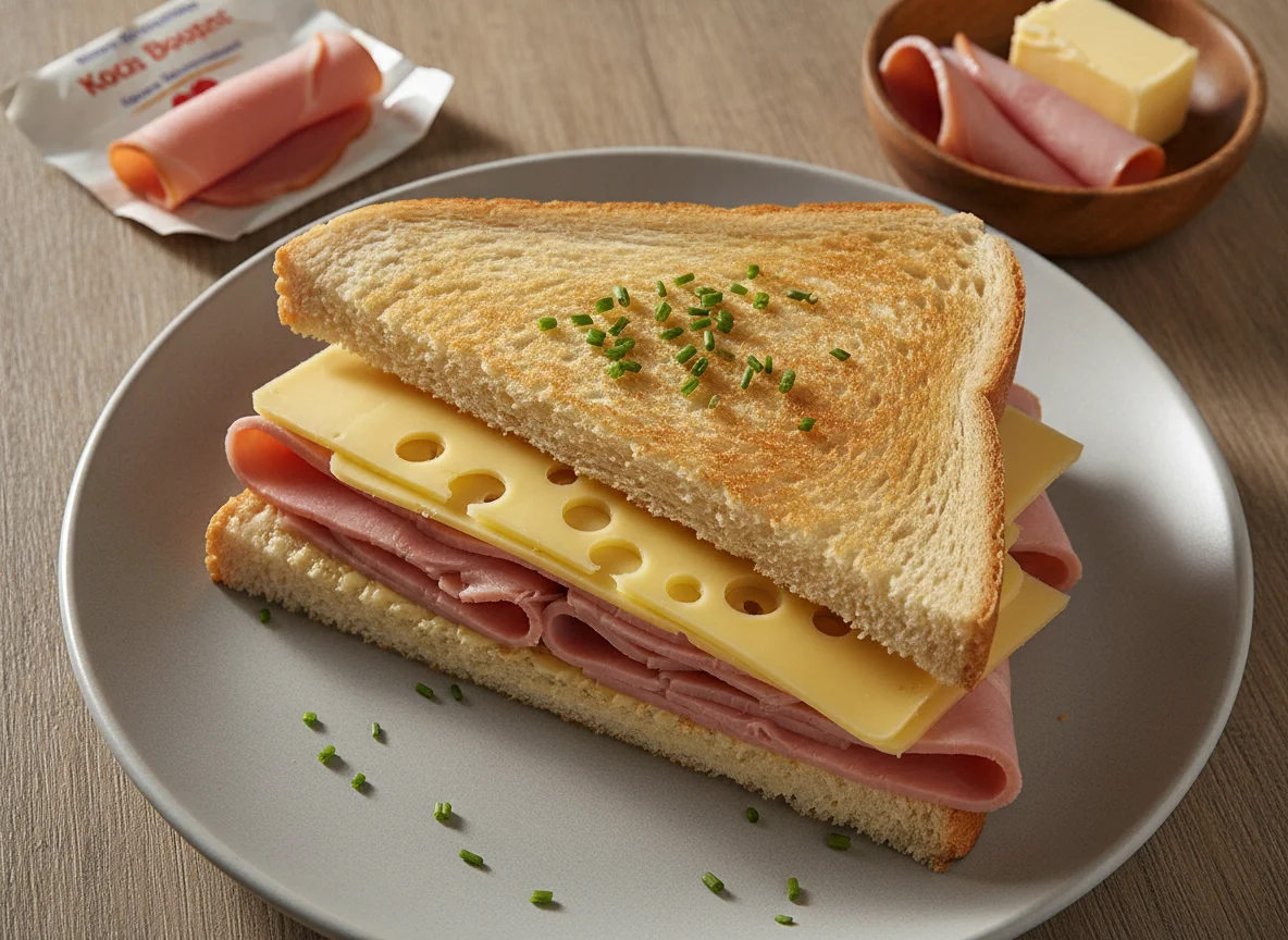 Schinken-Käse-Sandwich (Toast) photo