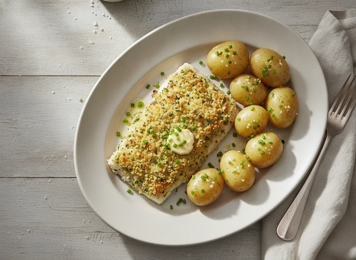 Schlemmerfilet mit Salzkartoffeln photo
