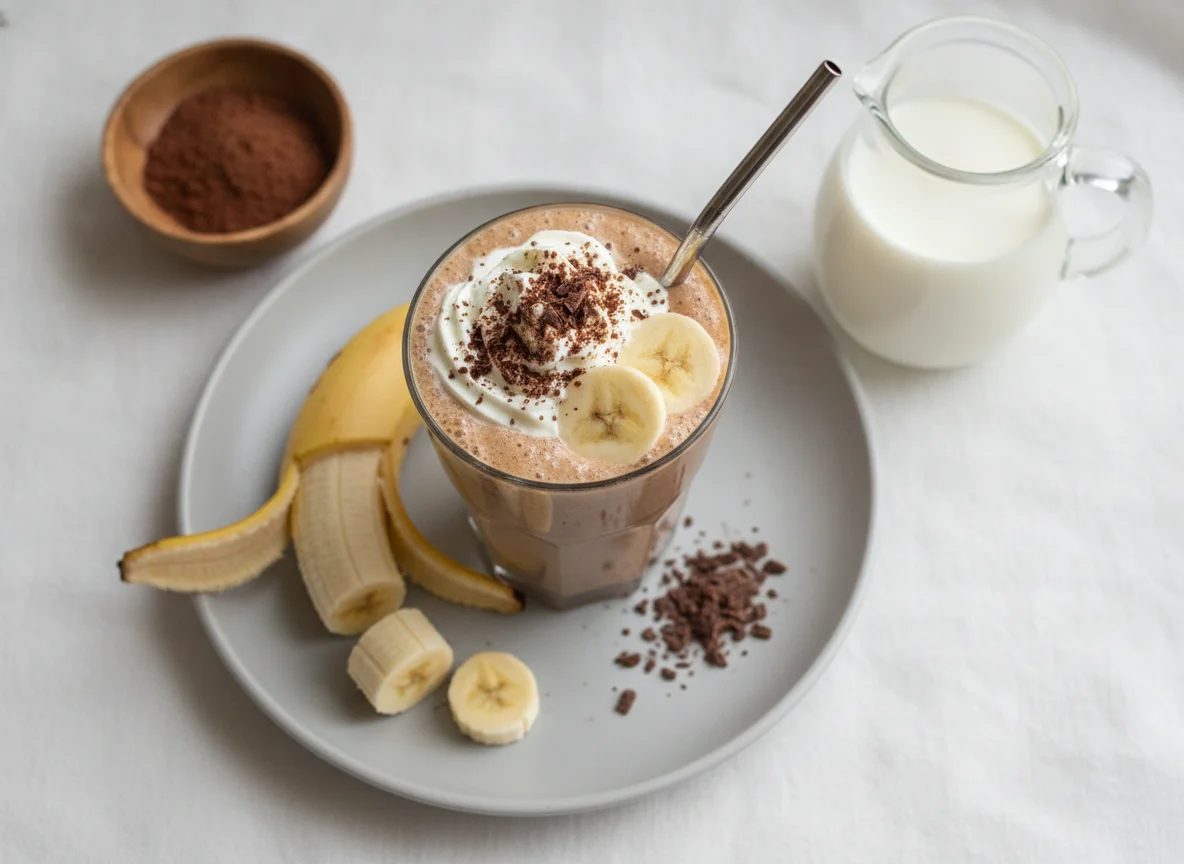 Schokoladen-Bananen-Smoothie photo