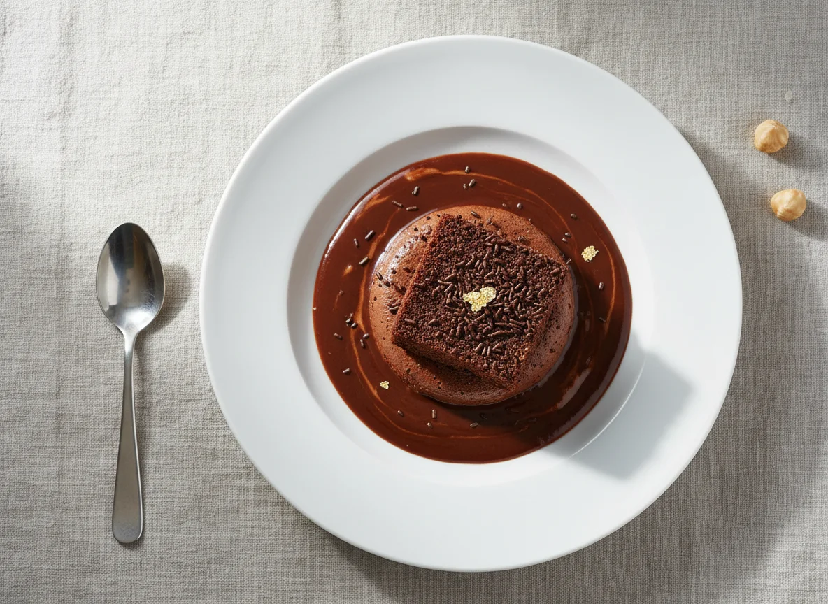 Schokoladen-Dessert photo