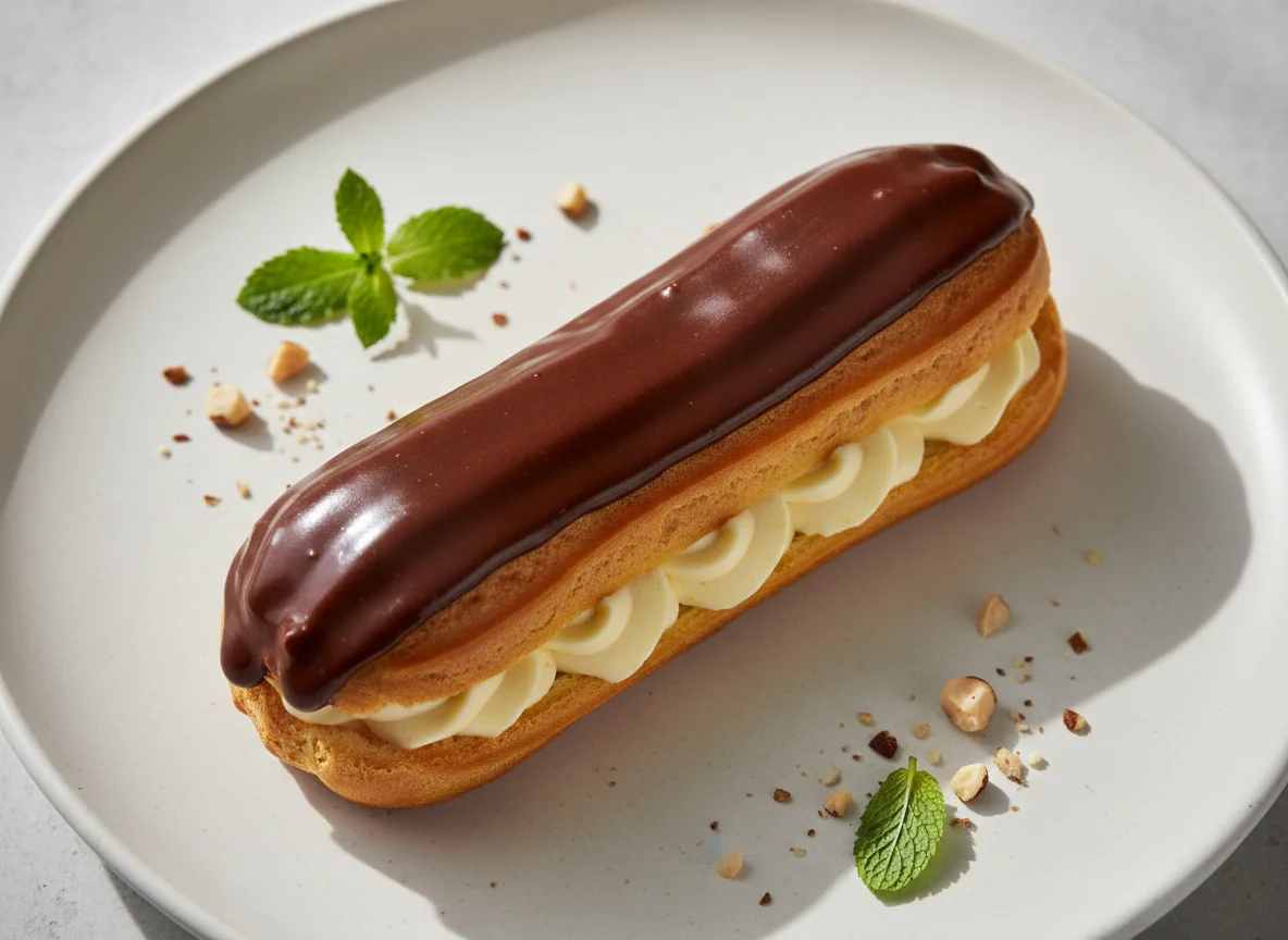 Schokoladen-Eclair photo
