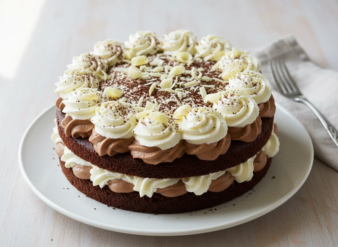 Schokoladen-Sahnetorte photo