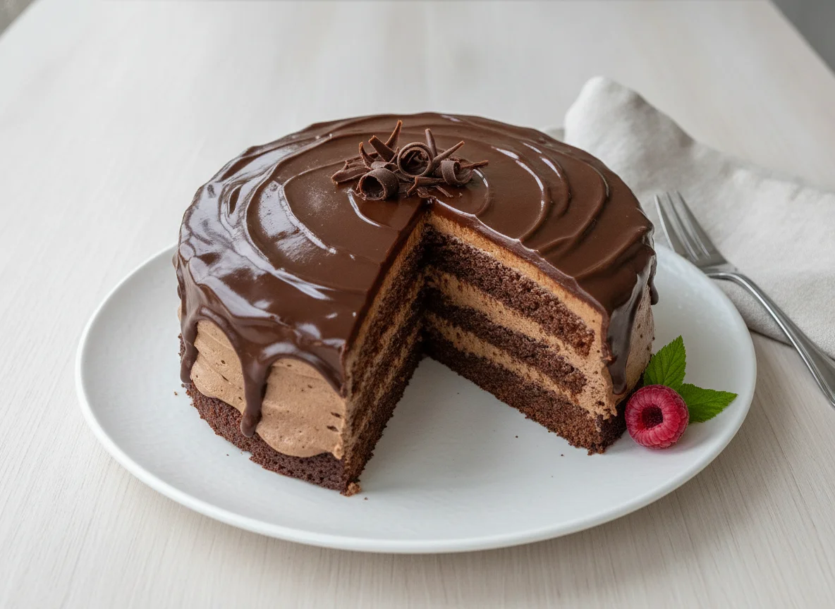 Schoko-Sahnetorte photo