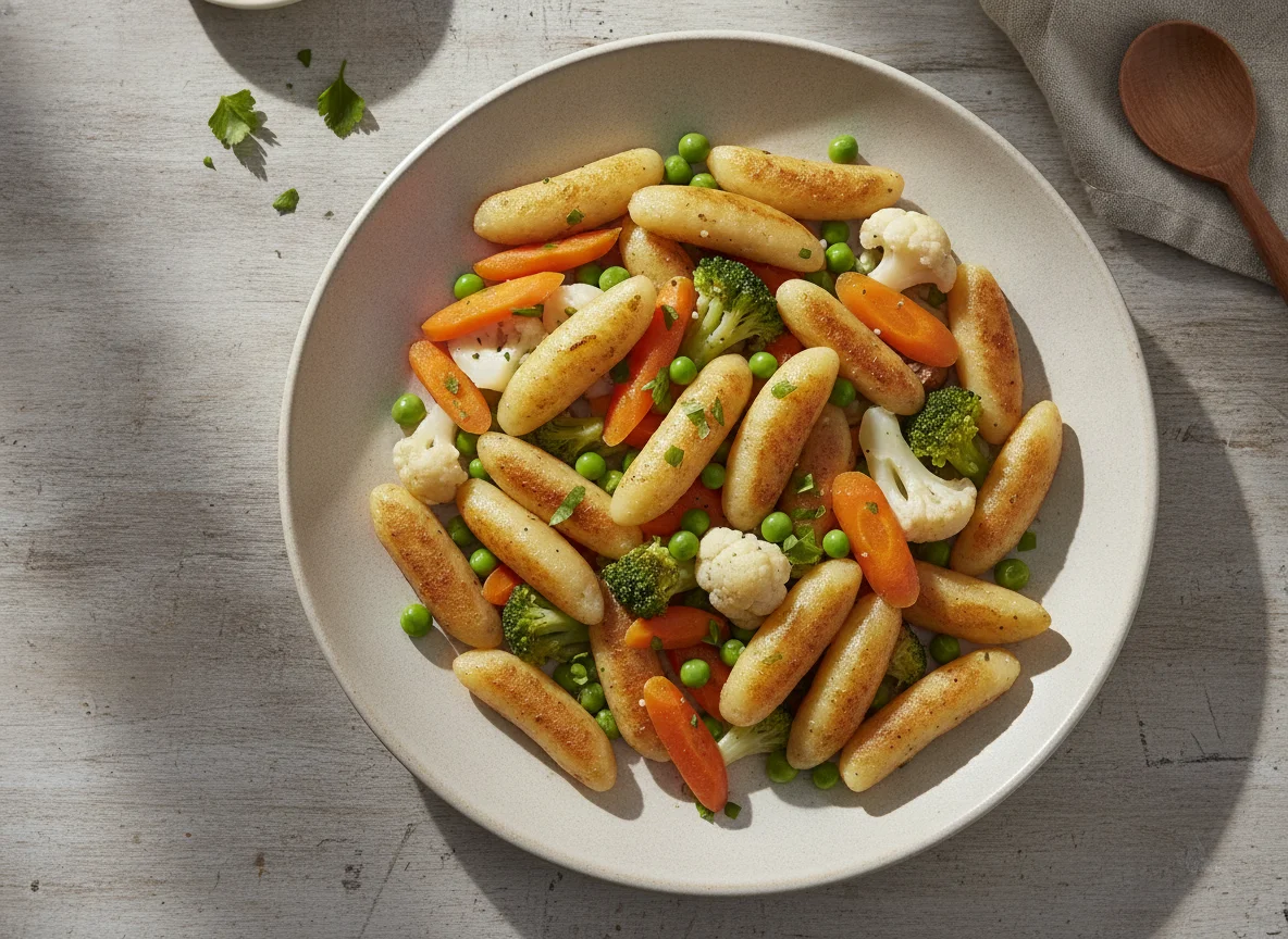 Schupfnudel-Gemüse-Pfanne photo