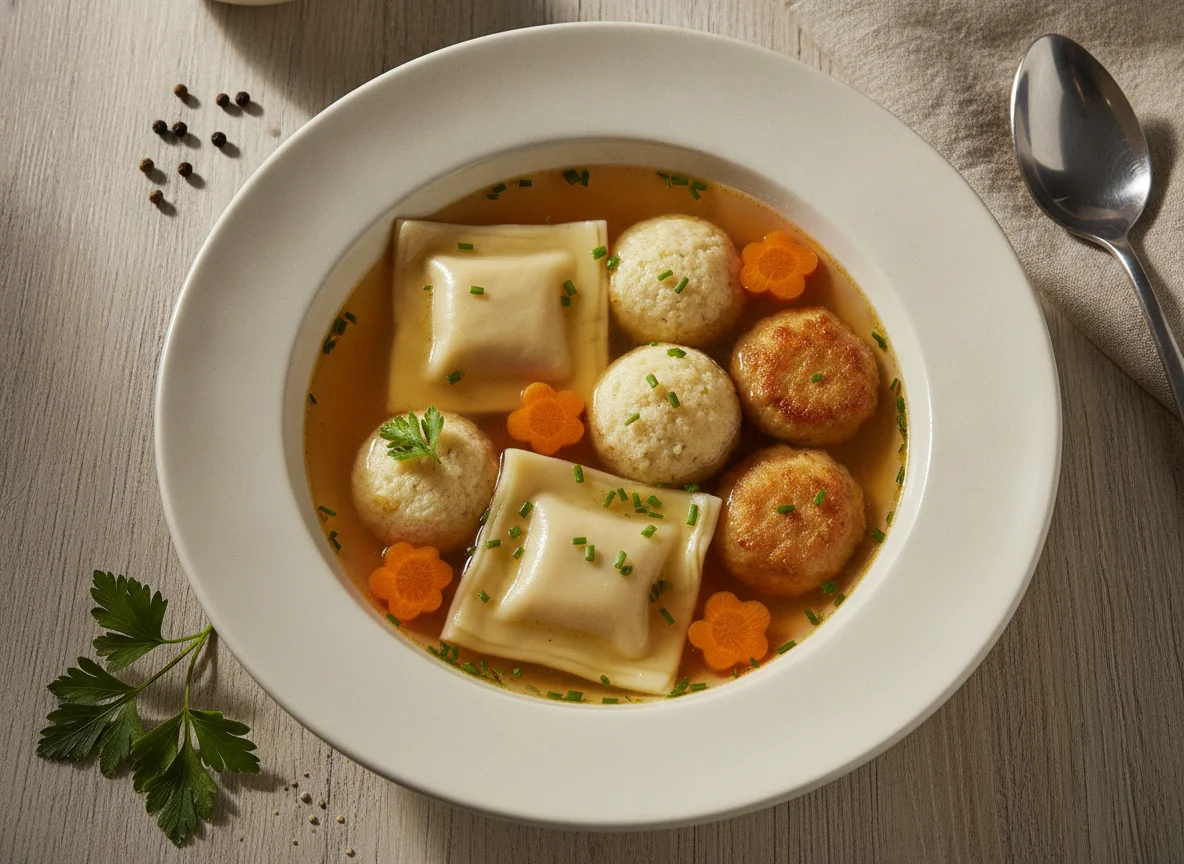 Schwäbische Hochzeitssuppe photo