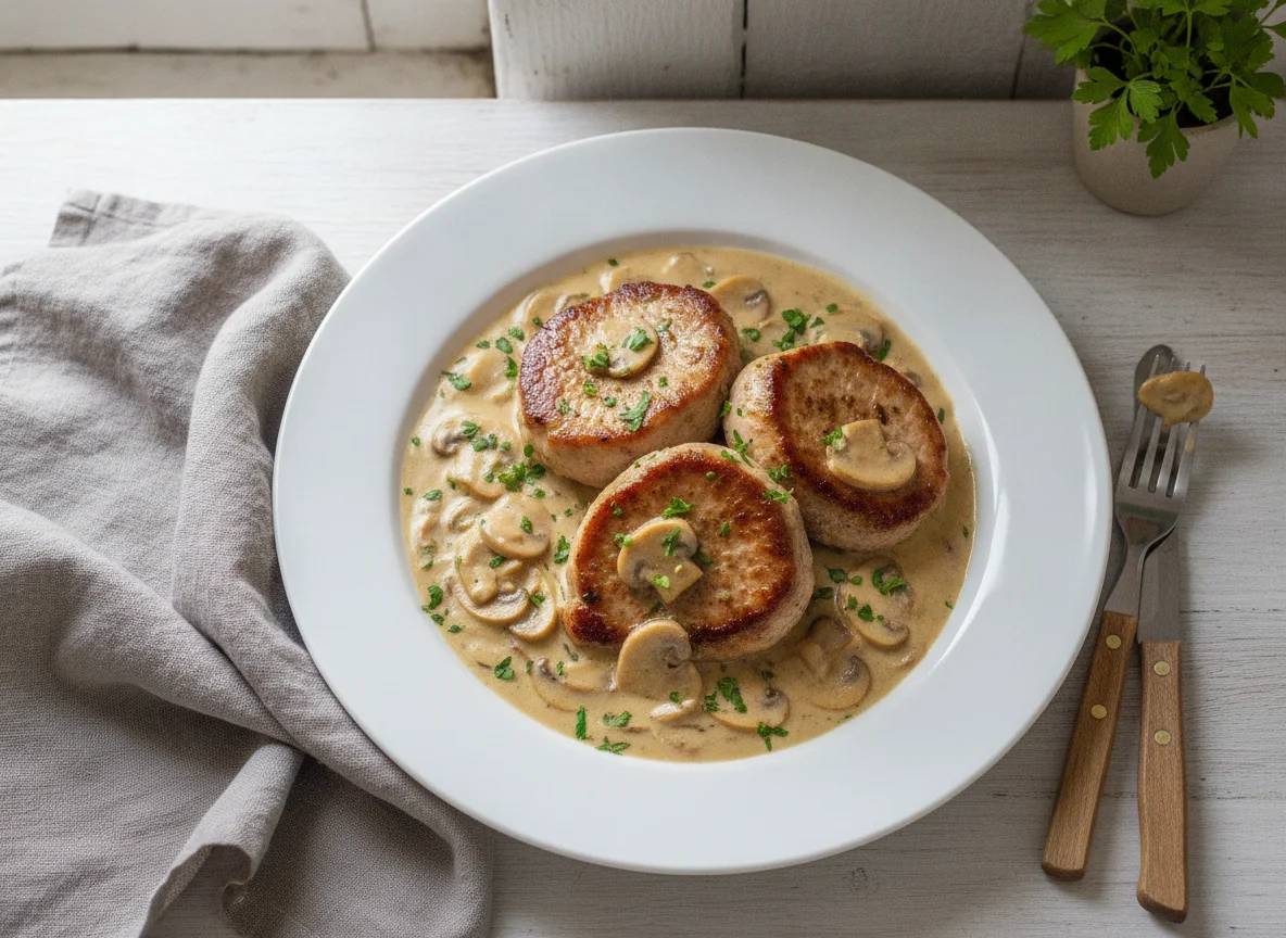 Schweinefilet in Rahmsauce photo