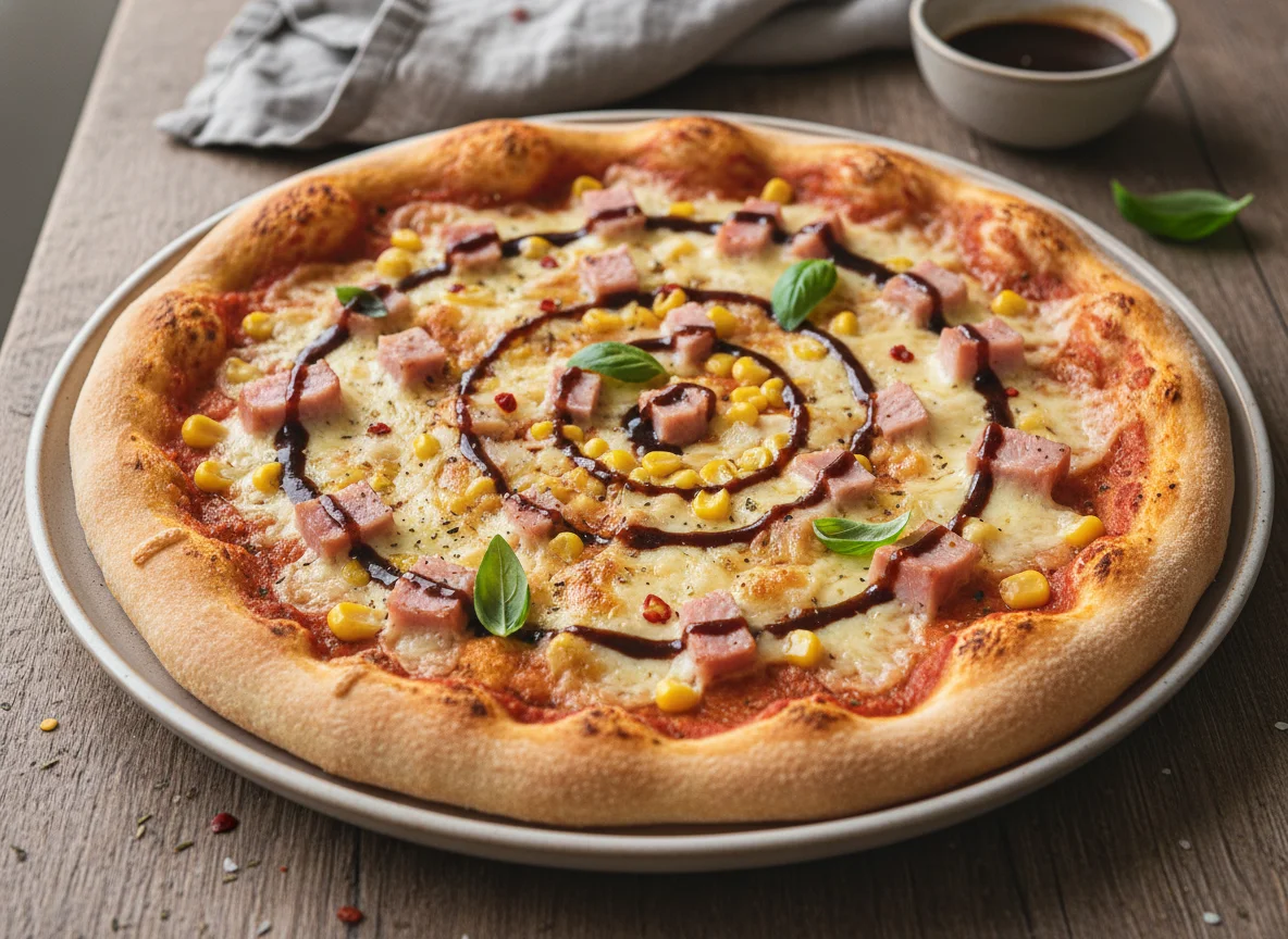Selbst gemachte Pizza photo