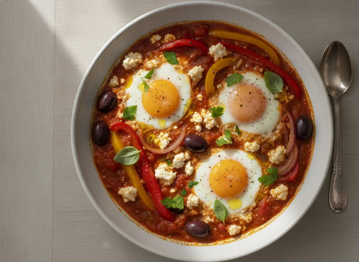 Shakshuka mit Feta photo