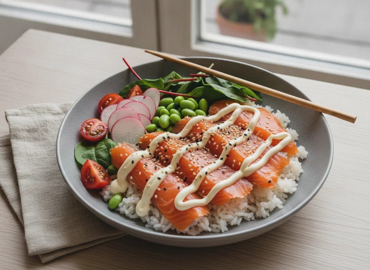 Smoked Salmon Rice Bowl photo