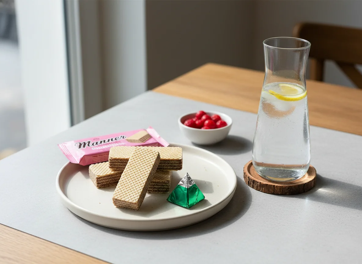 Snacks und Getränk photo
