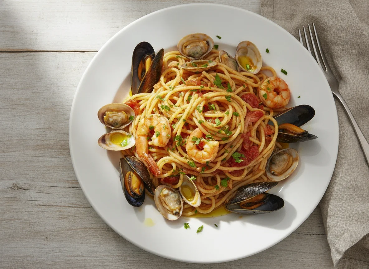 Spaghetti ai Frutti di Mare photo
