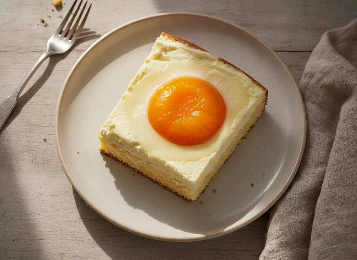 Spiegeleikuchen photo